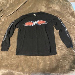 Boys Nike Black long sleeve shirt, size medium